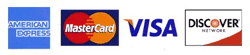 Major credit cards accepted